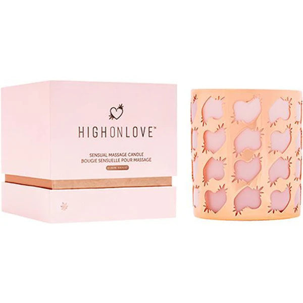 High on love - Bougie sensuelle pour massage