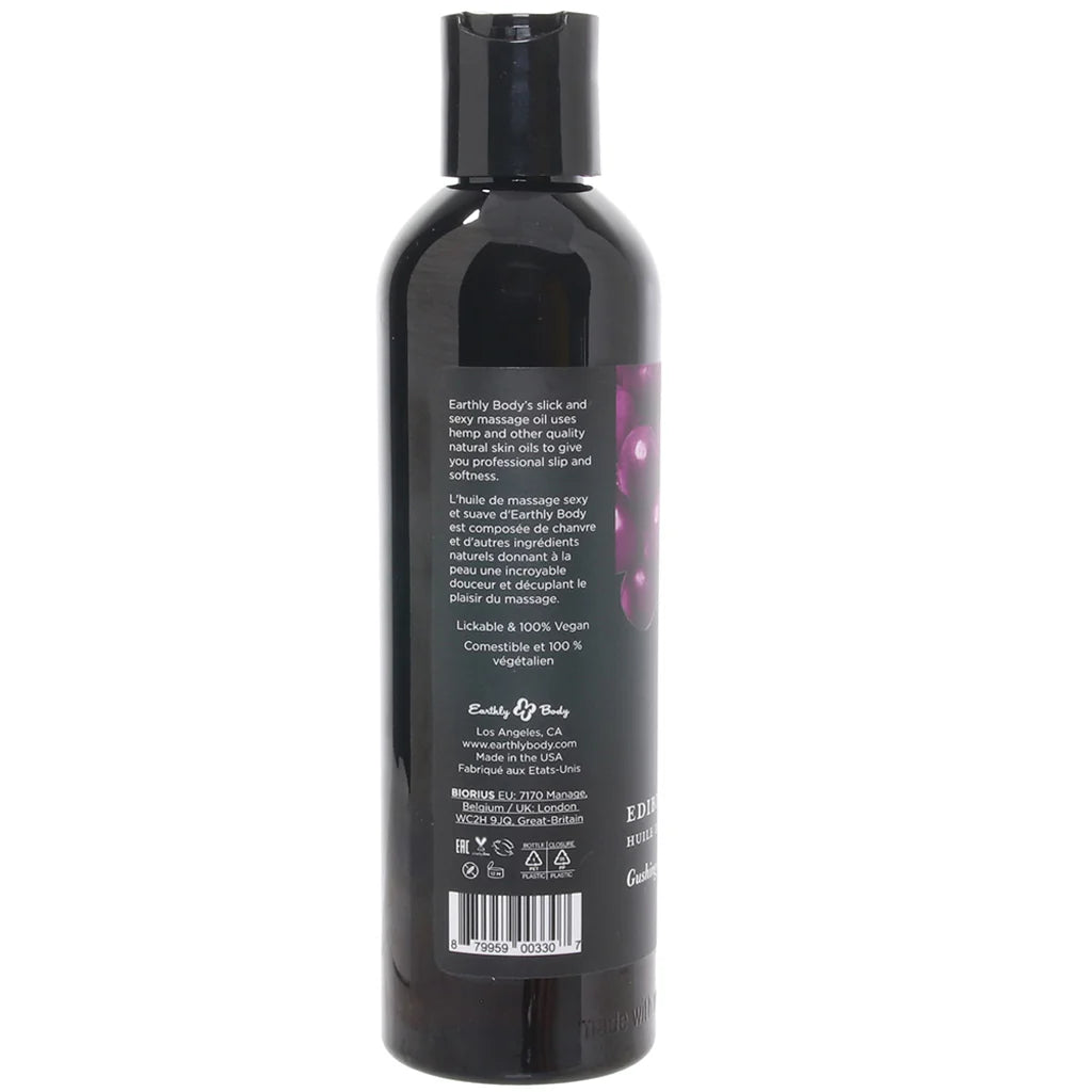 Huile de massage comestible - (8 oz)