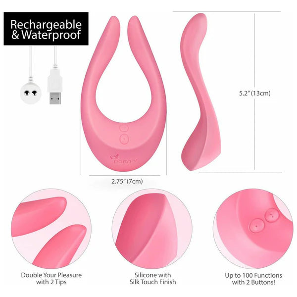 Satisfyer Endless Joy - Vibrateur multi-couples - Rose