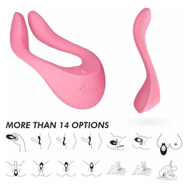 Satisfyer Endless Joy - Vibrateur multi-couples - Rose