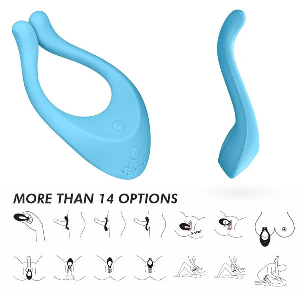 Satisfyer endless love- Vibrateur multi-couples - Bleu