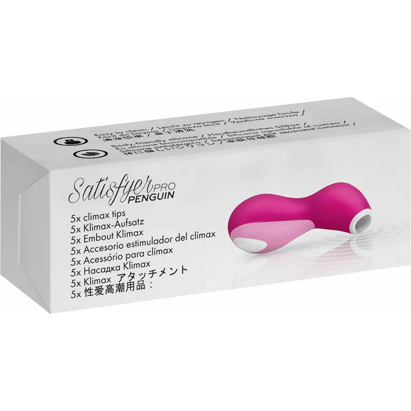 Satisfyer - Embouts Satisfyer Pro Penguin Climax - Lot de 5