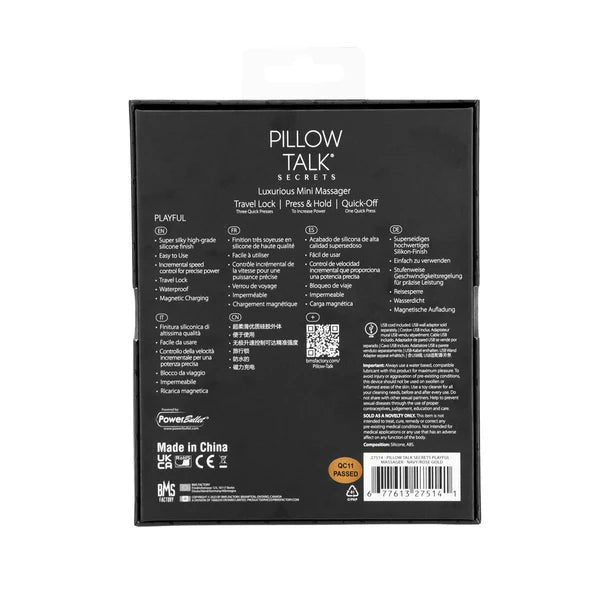 Pillow Talk Secrets - Vibrateur clitoridien