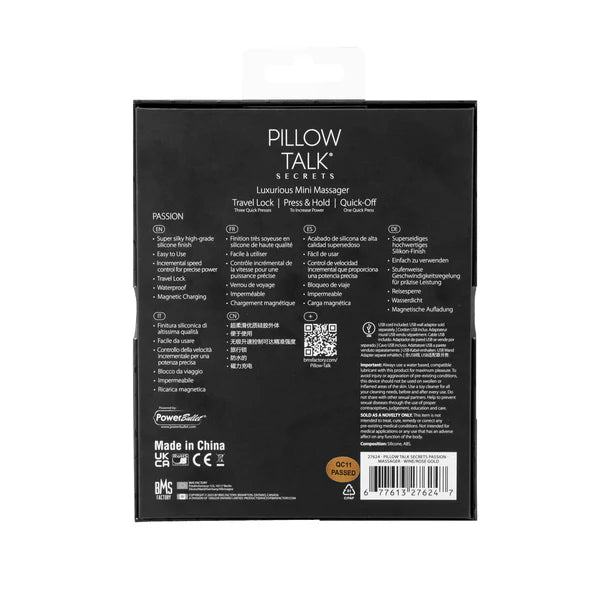 Pillow Talk Secrets - Passion - Vibrateur clitoridien