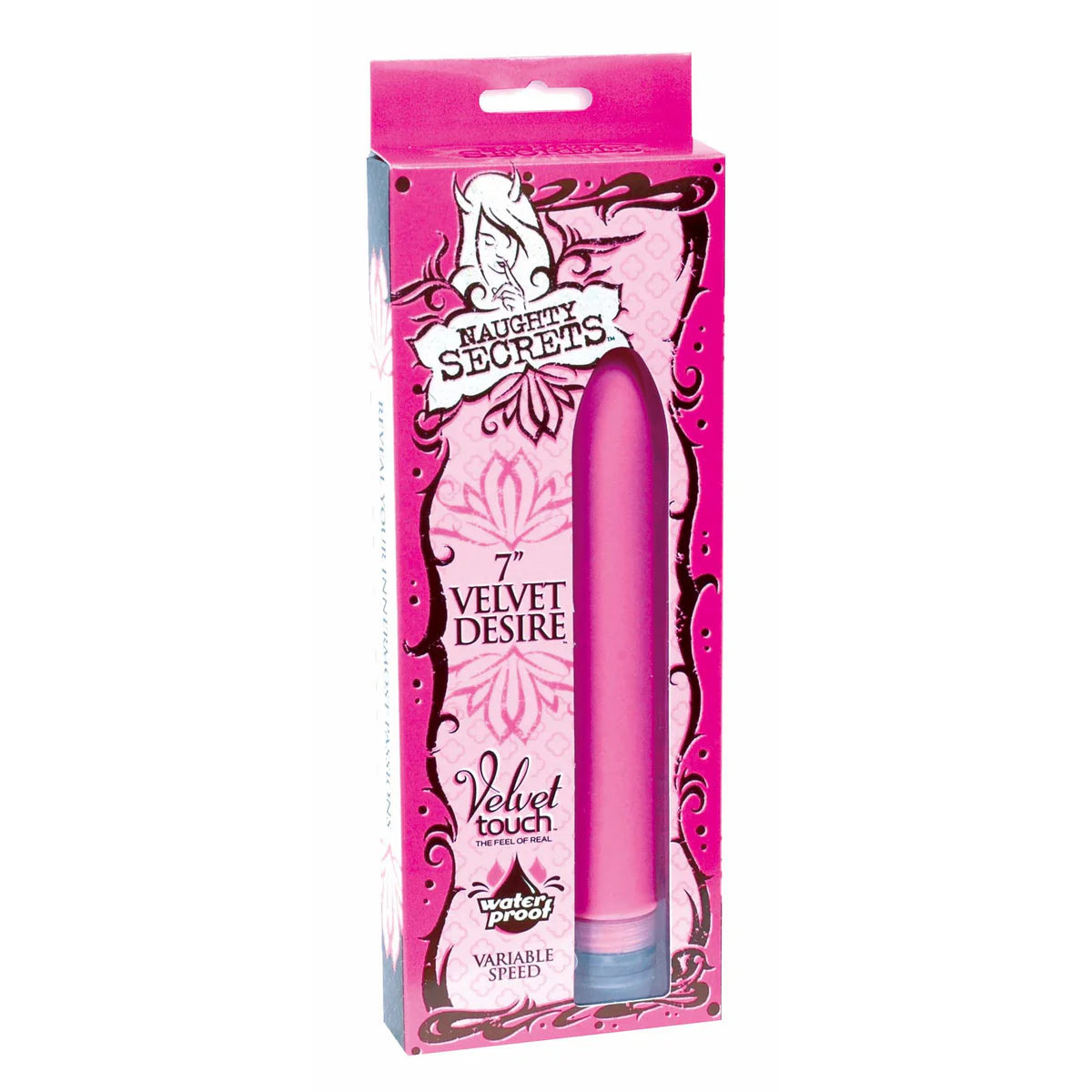 Doc Johnson Naughty Secrets 7 pouces au toucher velours