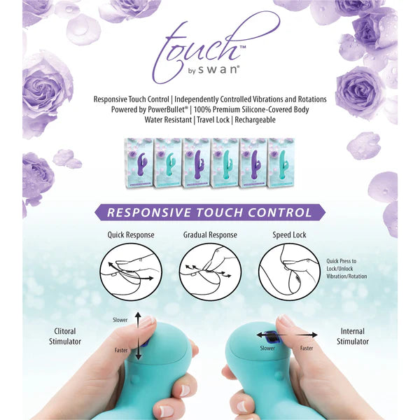 Swan Touch - Solo - Double vibromasseur - Rechargeable