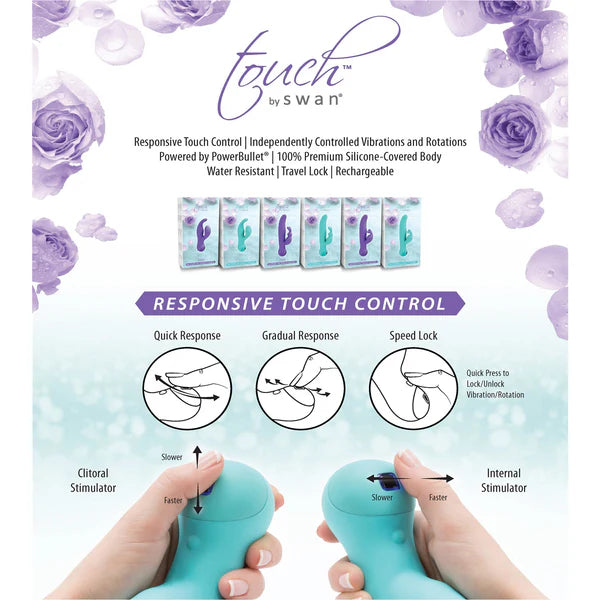 Swan Touch - Trio - Vibromasseur lapin - Rechargeable