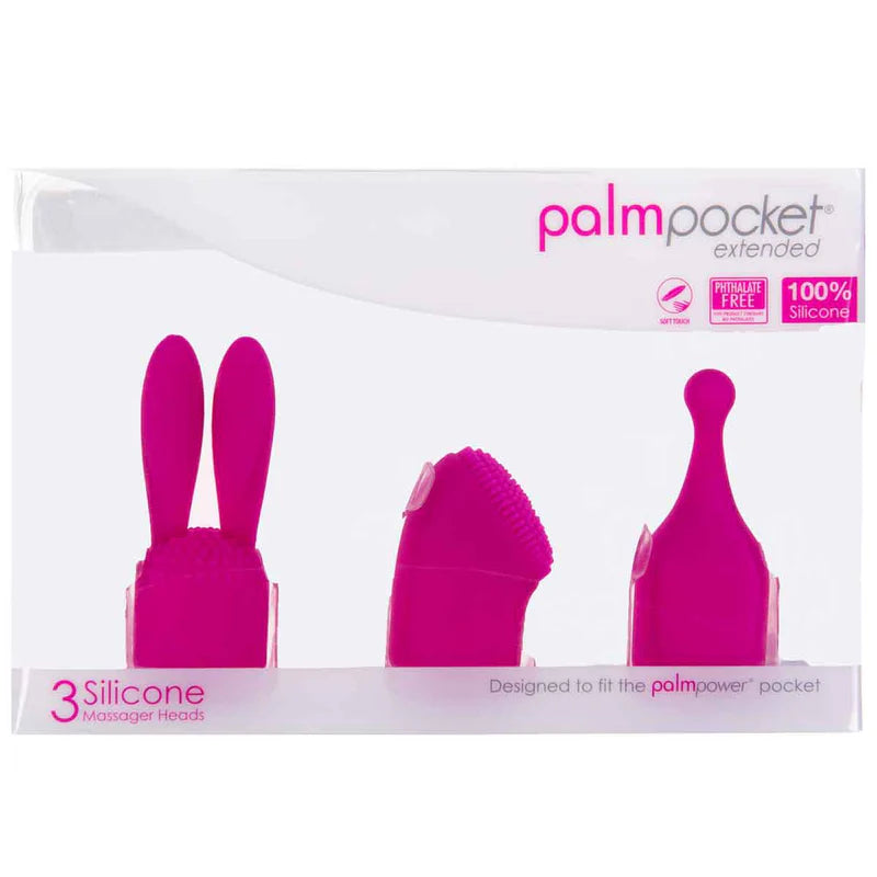 PalmPower - PalmPocket Extended – Têtes de massage en silicone