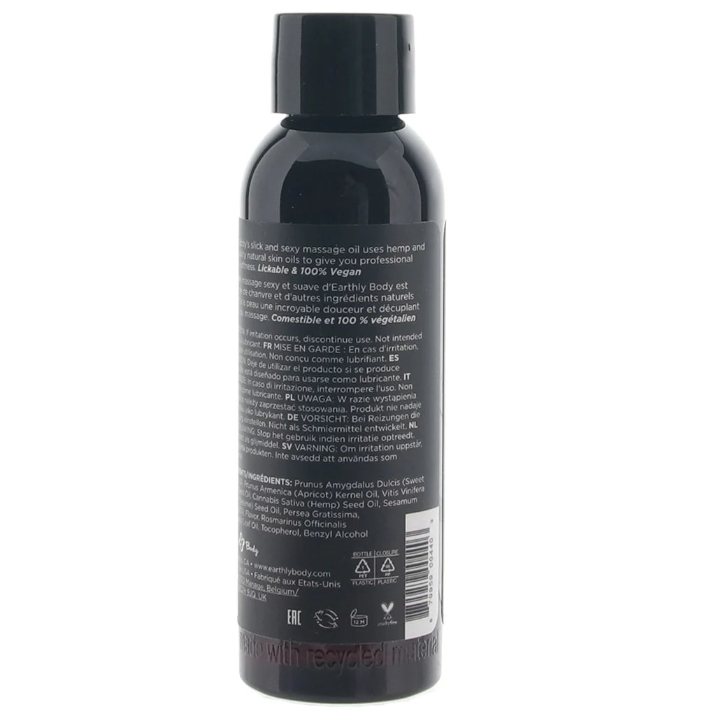 Huile de massage comestible 60 ml (2 oz)