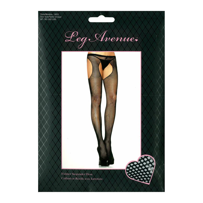 Leg Avenue - Bas résille - Noir - Taille unique