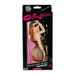 Pink Lipstick - Robe mini résille à dos nu