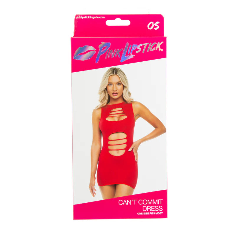Pink Lipstick - Robe Can't Commit Dress Rouge