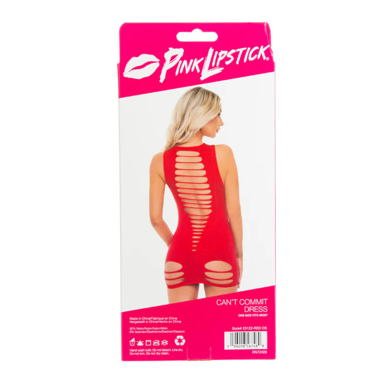 Pink Lipstick - Robe Can't Commit Dress Rouge