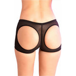 Pink Lipstick - Shorty rose à fesses ouvertes