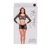 René rofe - Body en résille crochetée 2 pièces