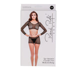 René rofe - Body en résille crochetée 2 pièces