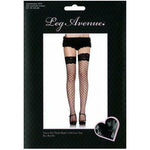 Leg Avenue - Bas résille Fence Net - Noirs - Taille unique