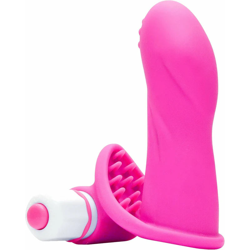 The finger sleeve with bullet pink