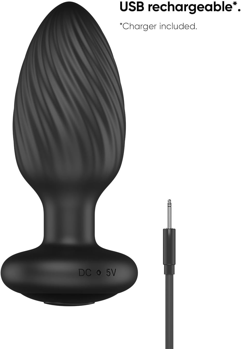 Nexus Tornado Large Plug anal rotatif et vibrant avec télécommande
