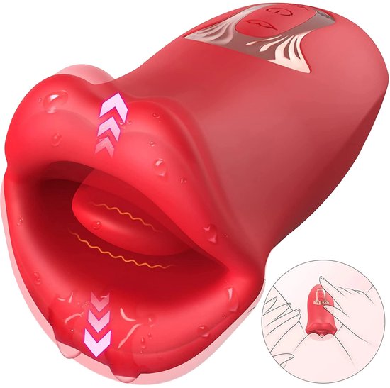 Vibromasseur Bouche Rouge