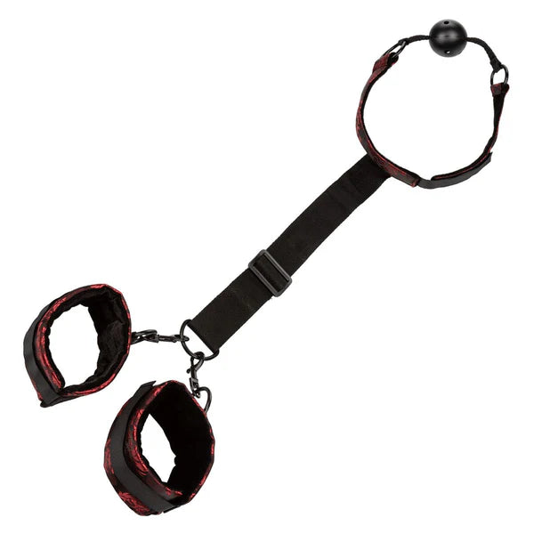 Calexotics - Scandal breathable ball gag with cuffs