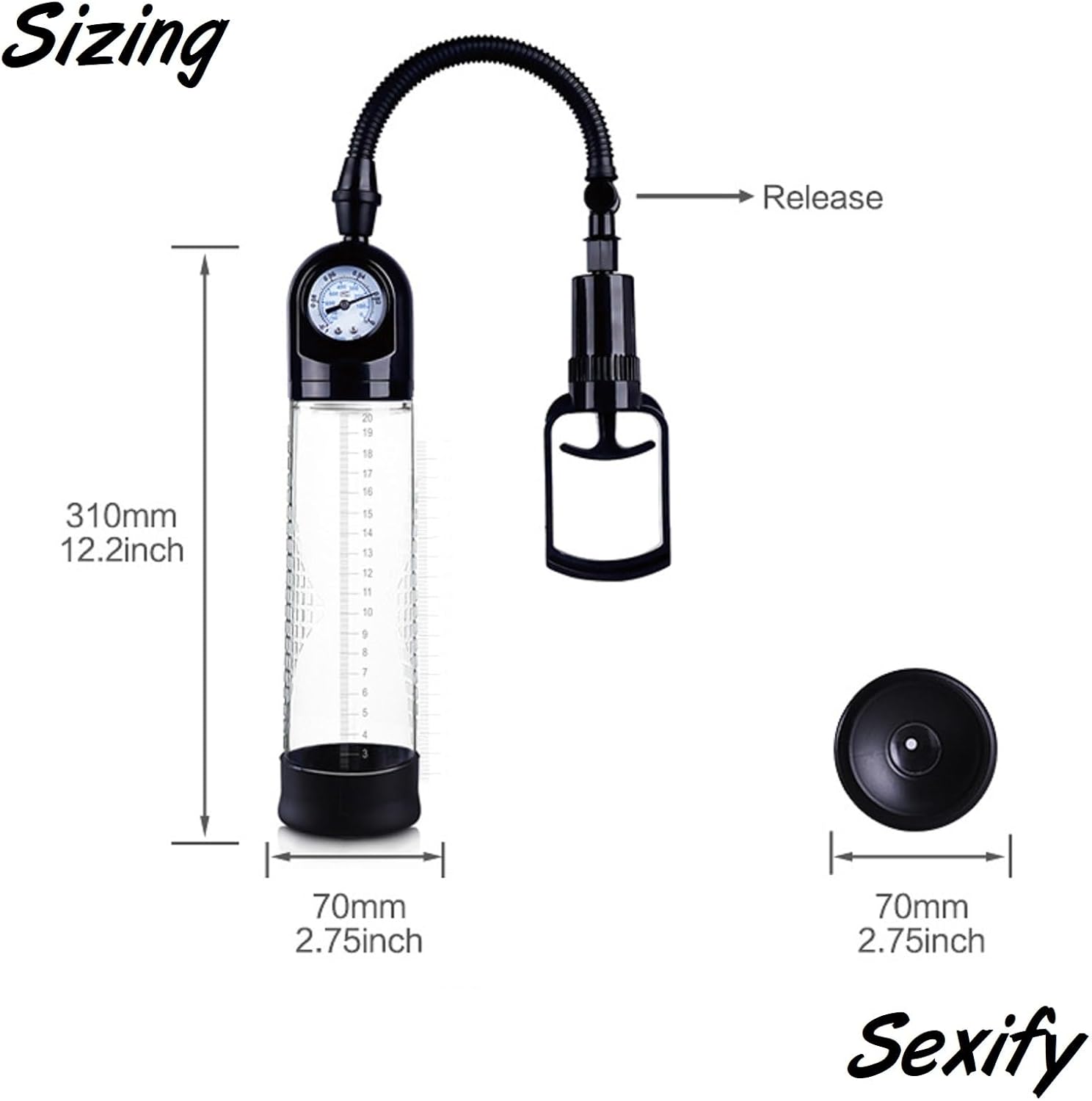 Penis Pump - POWERUP Pompe D'Agrandissement Pour Hommes