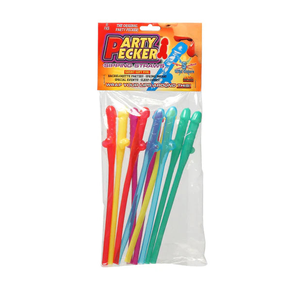 Party pecker - Sipping straws
