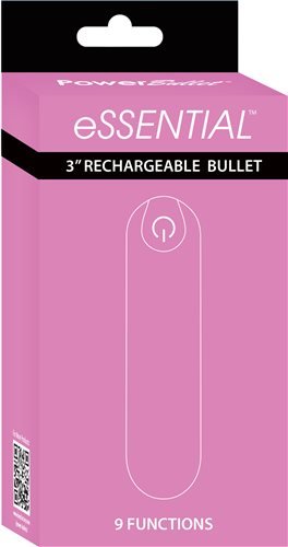 Power bullet Essential 3” rechargeable 9 functions