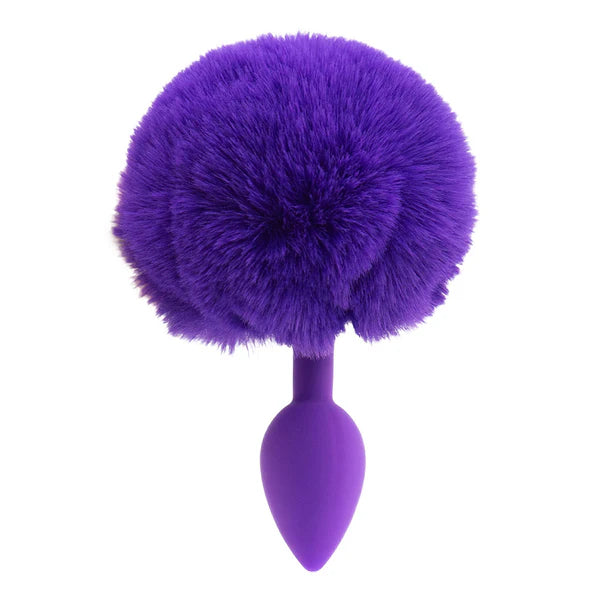 Pure Love® - Plug anal en silicone en forme de queue de lapin duveteuse