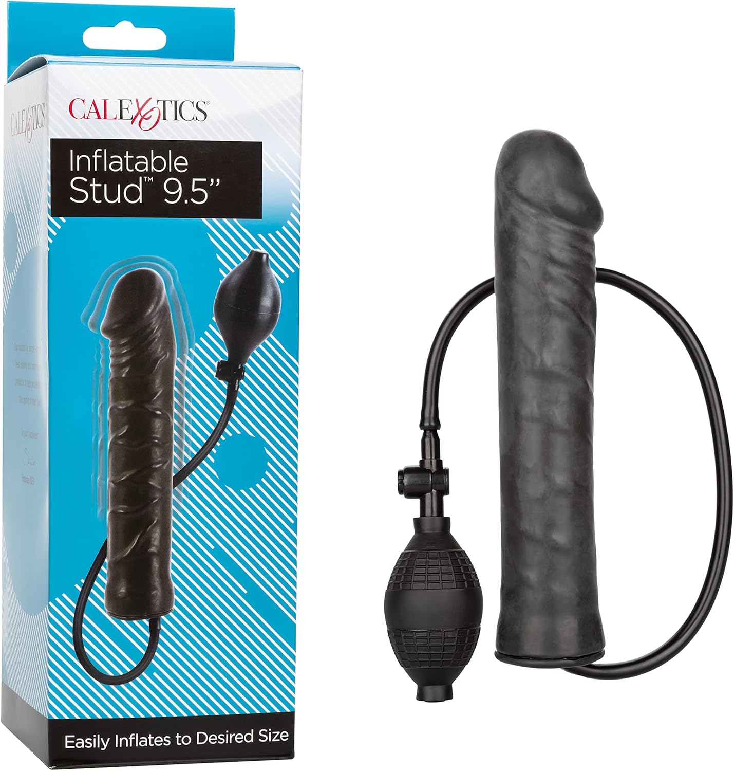 Calexotics - Dildo Noir Gonflable 9,5"