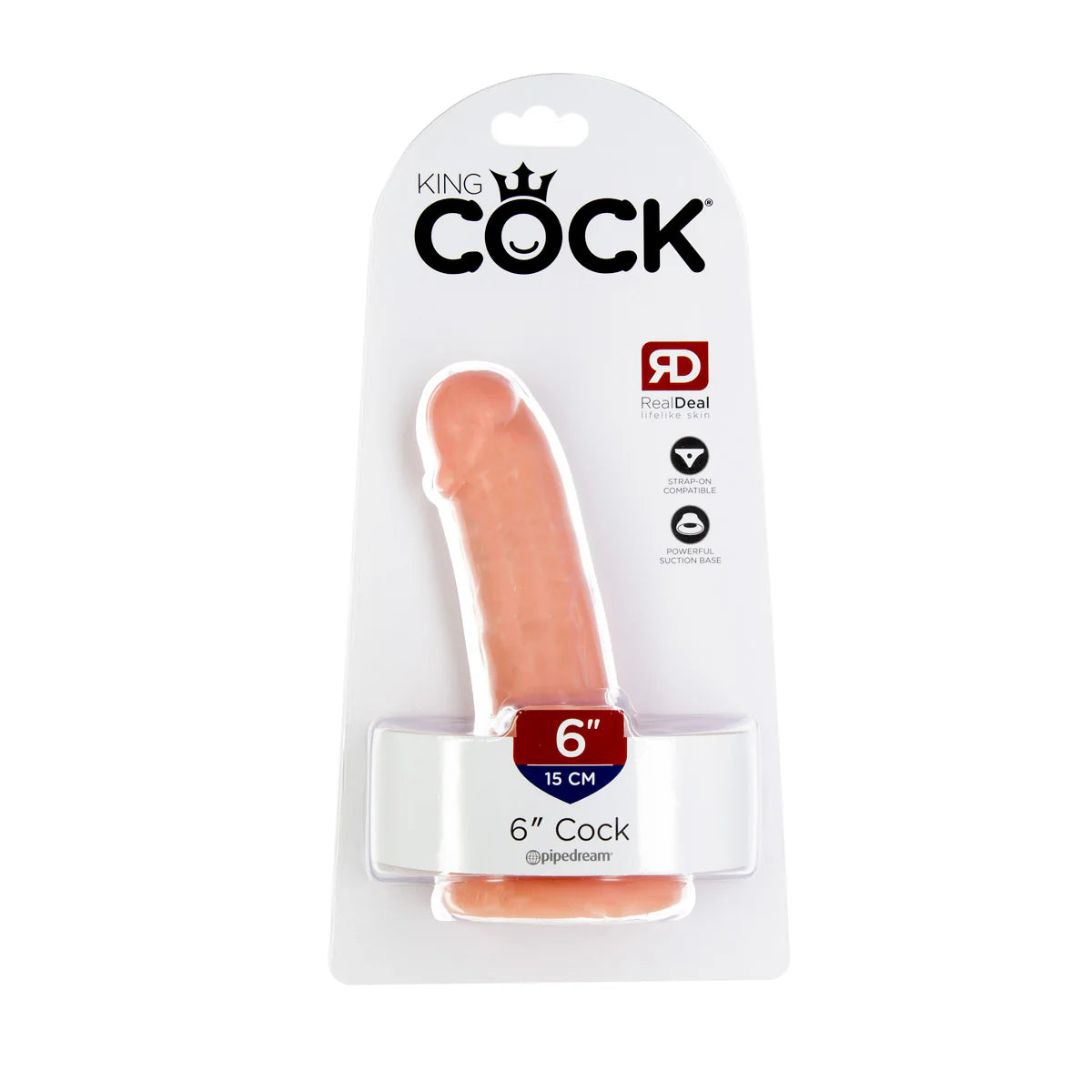 Godemiché King Cock 6 pouces de Pipedream Products