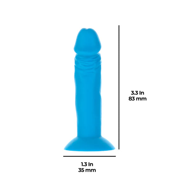 Addiction Silly Willy – Godemiché en silicone de 8,4 cm – Multicolore
