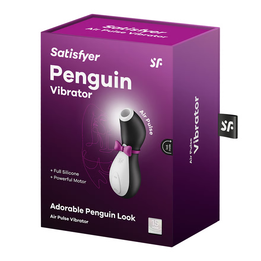 Satisfyer - Penguin (stimulateur clitoridien Air‑Pulse, étanche & rechargeable)