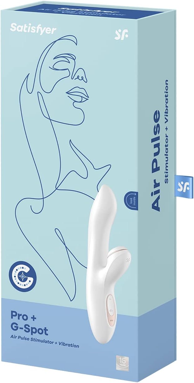 Satisfyer – Pro+ G‑Spot (vibromasseur rabbit double stimulation clito + point G, étanche & rechargeable)