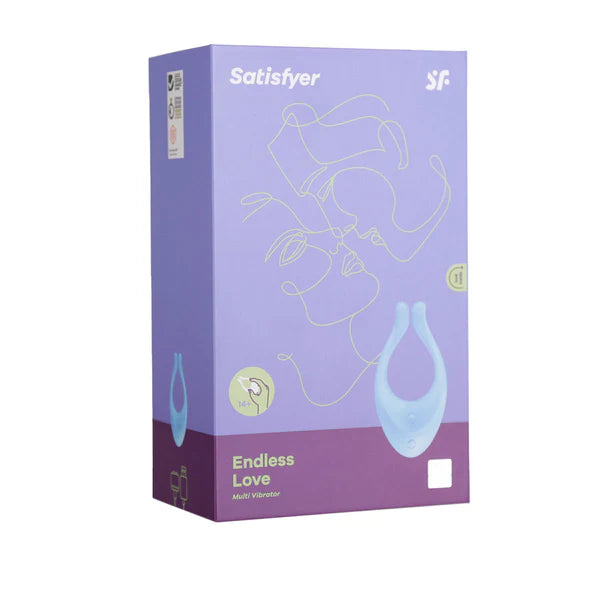 Satisfyer endless love- Vibrateur multi-couples - Bleu