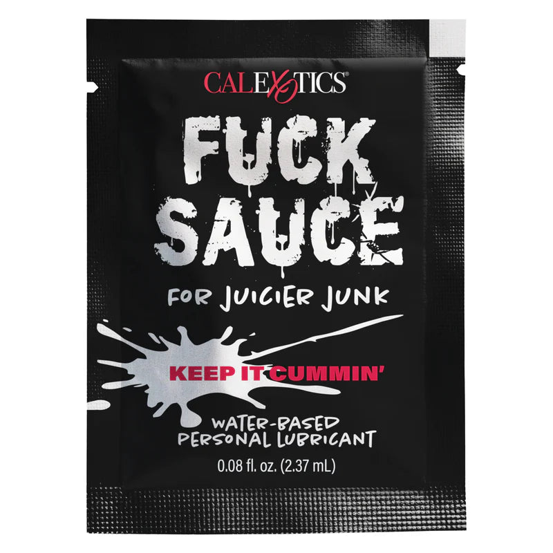 CalExotics® – Fuck Sauce – Lubrifiant personnel à base d'eau – Sachet – 2,37 ml