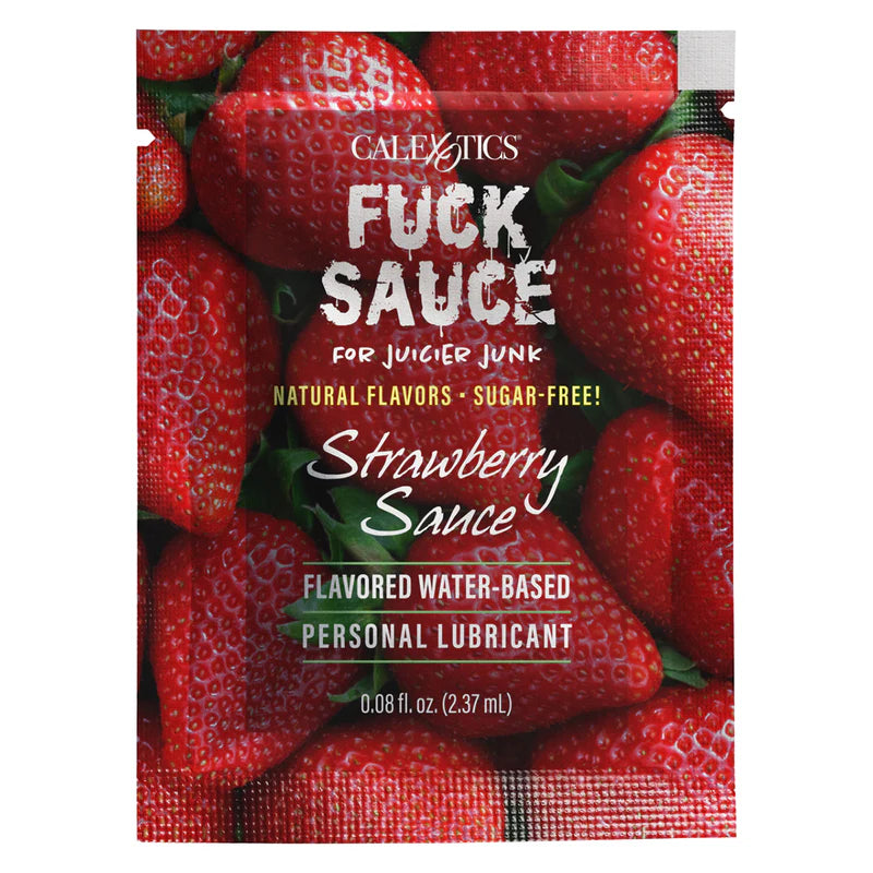 CalExotics® – Fuck Sauce – Lubrifiant personnel à base d'eau – Fraise