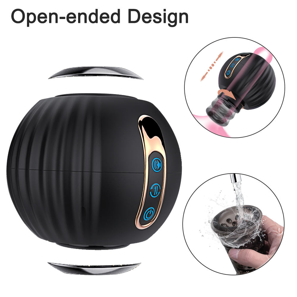 Masturbateur télescopique rotatif automatique pour hommes