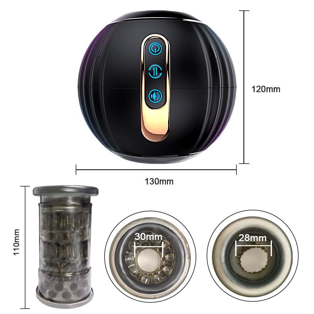 Masturbateur télescopique rotatif automatique pour hommes