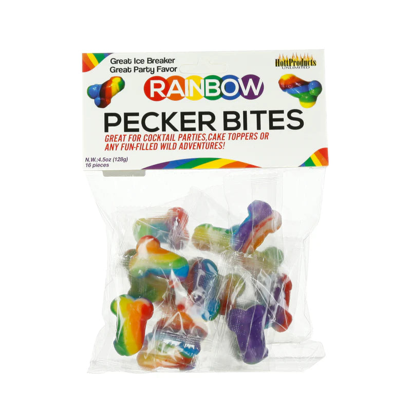 Hott Products - Bonbons Rainbow Pecker Bites