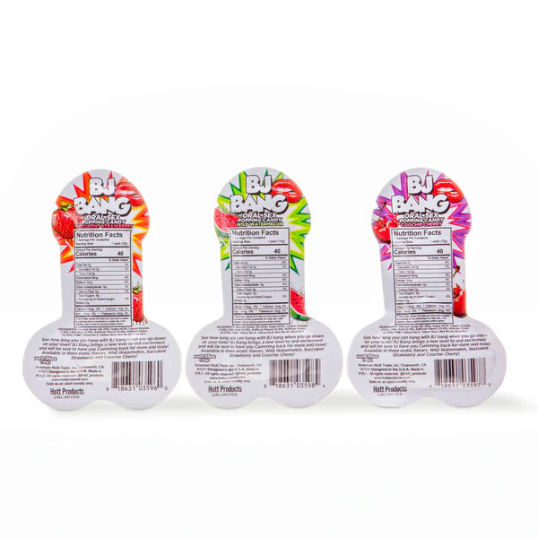 Bonbons pétillants BJ Bang Oral Sex – 10 g (Unité)
