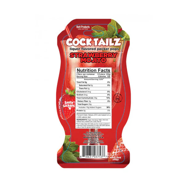 Cocktailz Mojito Fraise Pecker Pop