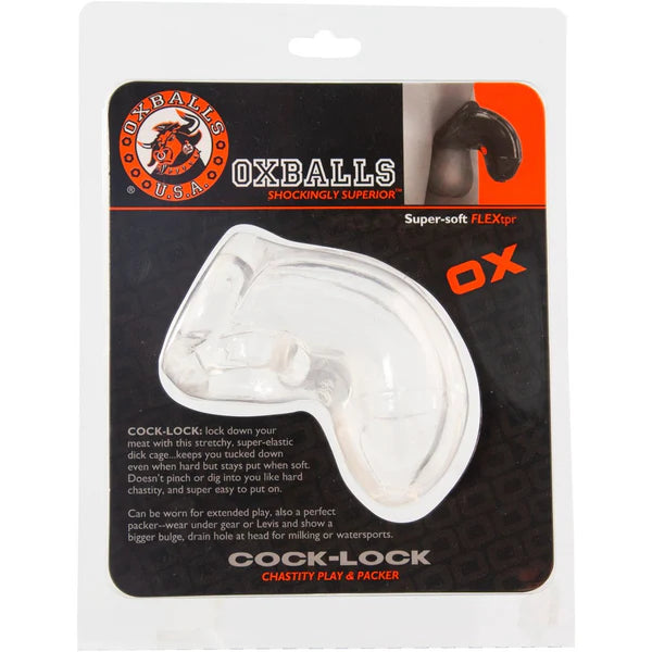 Oxballs - Cock-lock chastity play & packer clear
