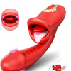 Vibrateur - Double embout avec langue