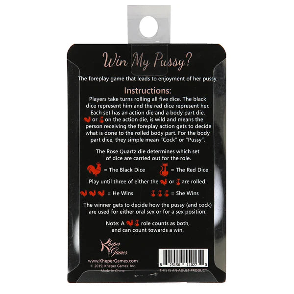 Dés - Win my pussy sex