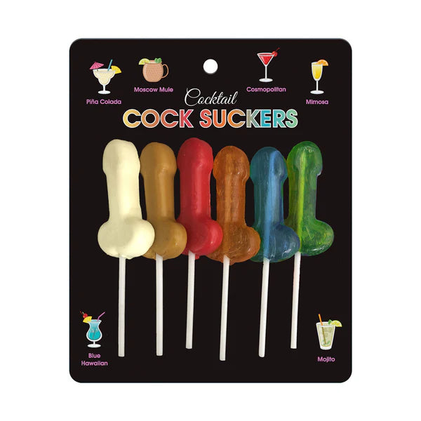 Kheper Games - Bonbons Cocktail Cock Suckers – Paquet de 6