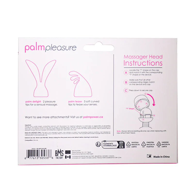 PalmPower - Accessoires pour têtes PalmPleasure