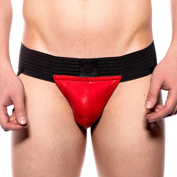 Prowler RED – Pochette en cuir Jockstrap – Rouge