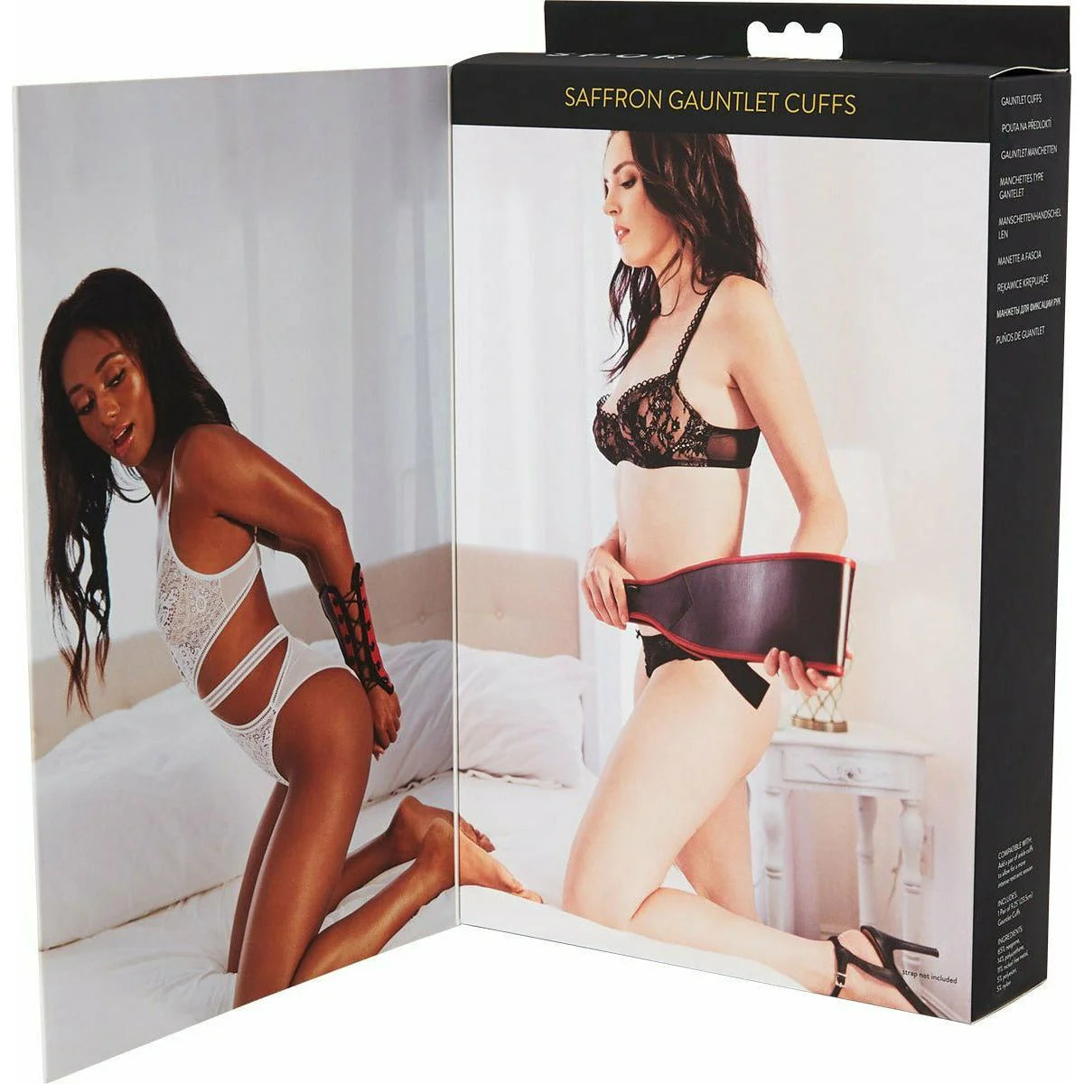 Menottes de bondage Sportsheets - Rouge et noir