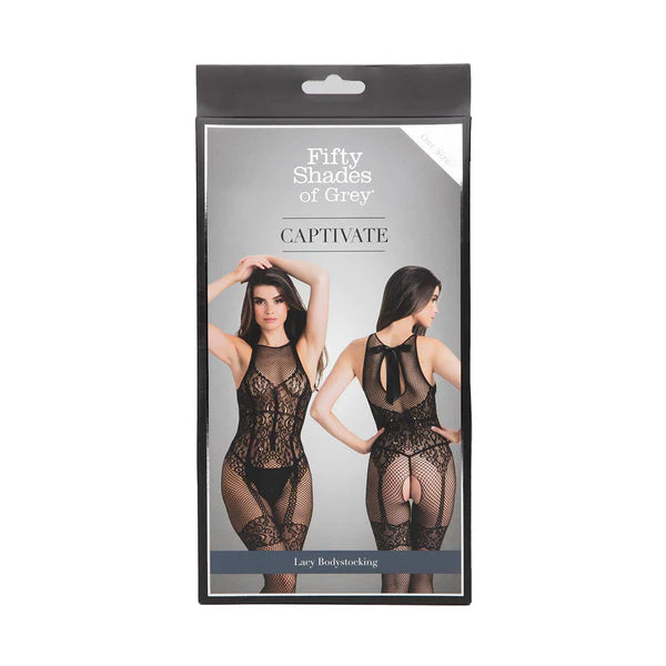 Fifty shade of grey - Captivate lacy bodystocking